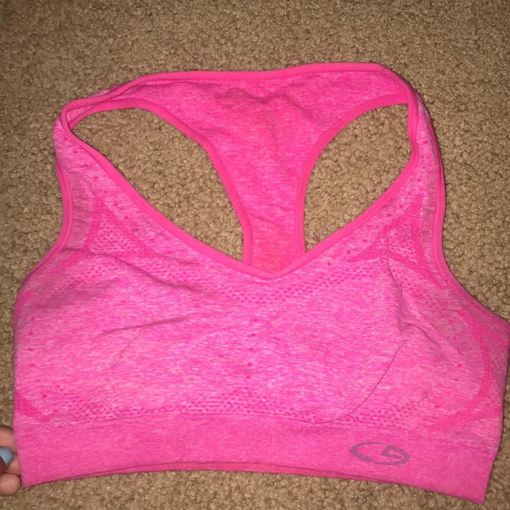 Champion hot pink sports bra, size xs